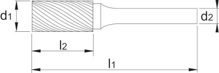 HM Stiftfrees model A, cilindrisch
